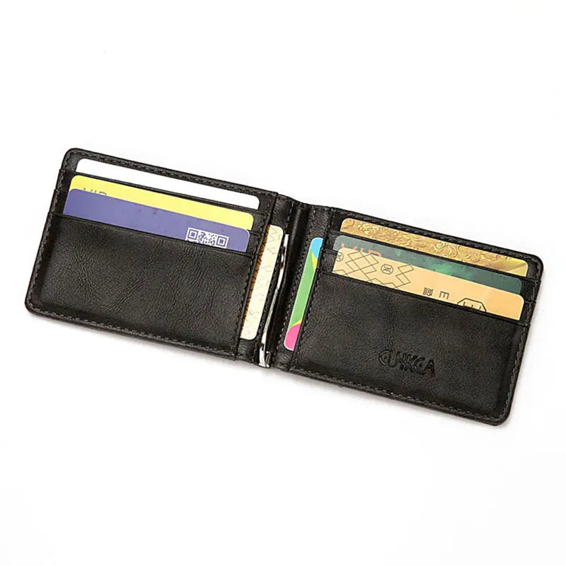 Slim Bifold Money Clip Wallet