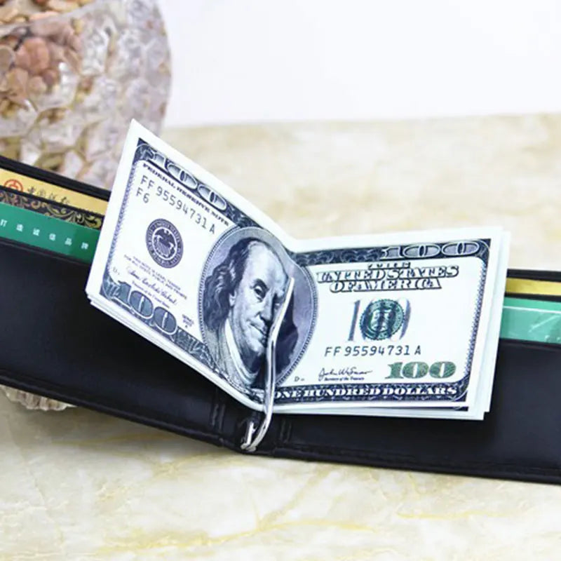 Slim Bifold Money Clip Wallet