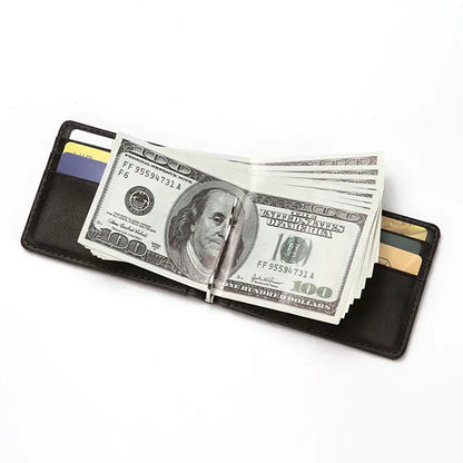 Slim Bifold Money Clip Wallet