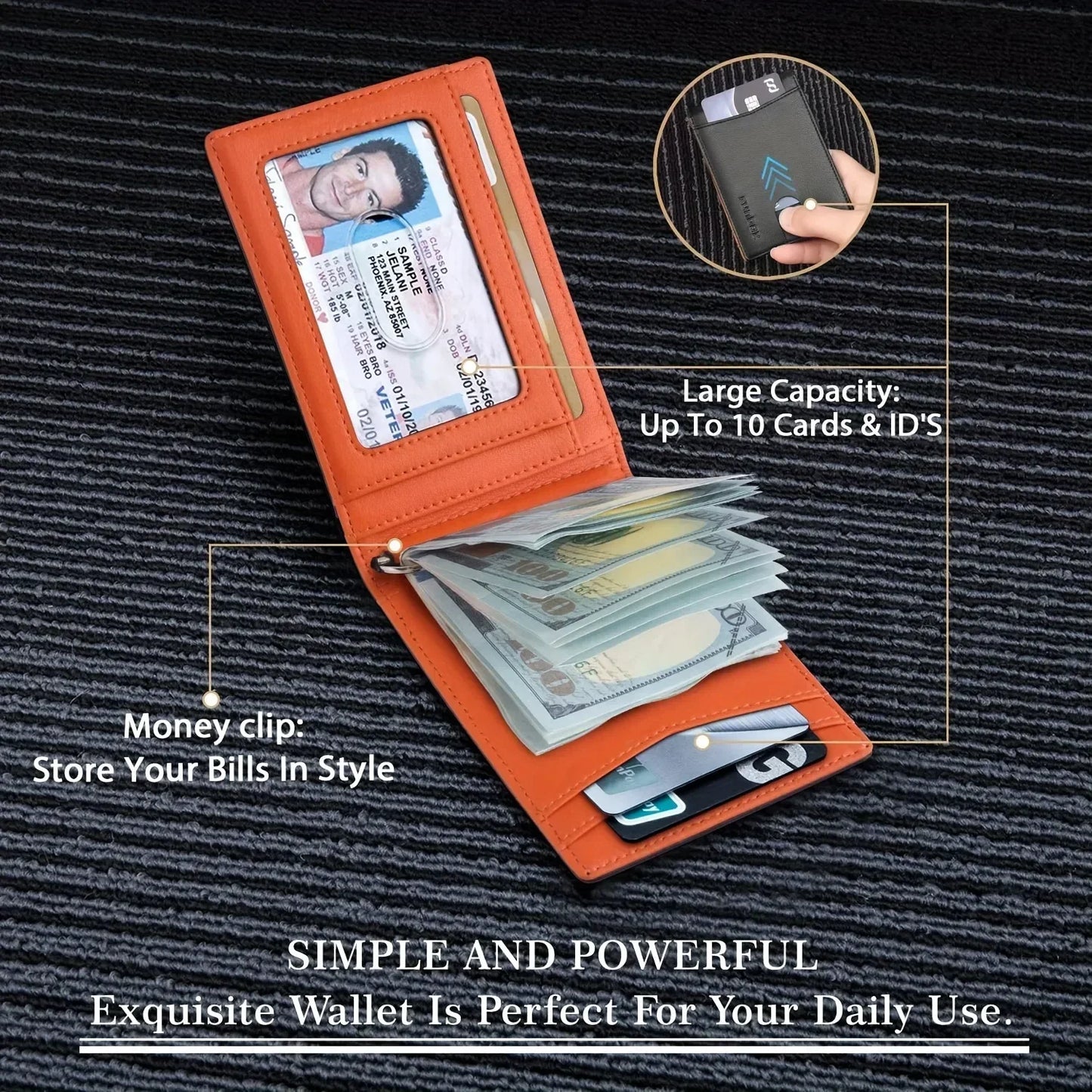 Slim Smart Wallet (RFID Blocking)